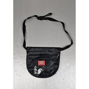 Dickies Medical Bag‎ Y2K Black Adjustable Fannypac Crossbody Clear EUC